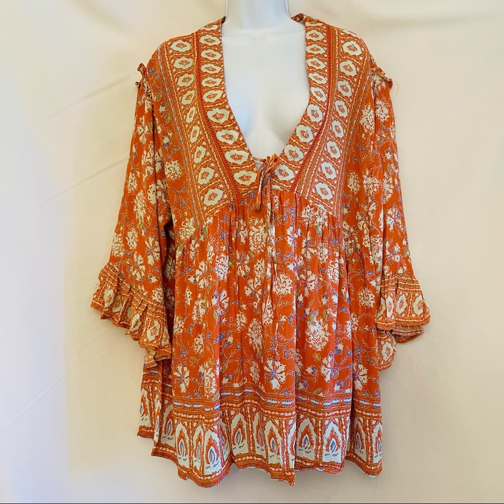 C&C California Cover-up Pale Coral Pastel Sz L
